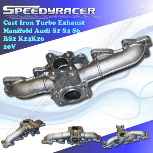 Cast Iron Turbo Exhaust Manifold Audi S2 S4 S6 RS2 K24 K26 KKK 20V