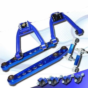 1996-2000 Honda Civic Rear Lower Control Arm Front Upper & Rear Camber Kit Blue