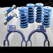 1988-1991 Civic/CRX Front Upper Camber amp;Rear Camber Kits+Coilover Springs