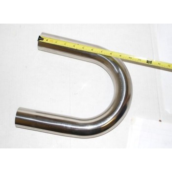 2" 180 D Exhaust Downpipe Header Stainless Steel U Piping T201 