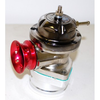 Turbo Universal Style Blow Off Valve Metallic with Red and Chrome