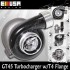 BLACK EMUSA GT45 Turbo/Turbocharger 600+HP T4/T66 3.5"V-Band1.05+Mesh Blanket