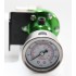 Universal Fuel Pressure Regulator with Oil Gauge Type-S Adjustable GREEN