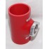 Silicone Type-S Turbo Blow off Valve BOV 3" Adapter RED