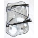 Front Passenger WindowRegulator w/Door Panel for VW 00-05 Golf 02-04 Jetta IV
