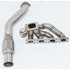 SS Turbo Manifold Header w/3" Downpipe for 92-96 BMW E26 M42 318i 318is 318ti