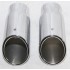 1 Pair Stainless Steel Exhaust Tip & OE Factory for Ford Fusion