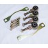 92-95 Honda Civic EX DX LX Sedan 4D Front Upper Camber Kit Bushing+Kit