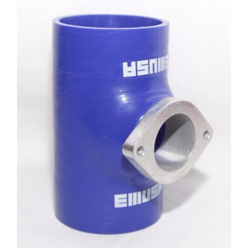 EMUSA BLUE 2.5" Reinforce Silicone Adapter Pipe for RS Style Turbo BOV