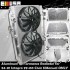 3-ROW Aluminum Performance Radiator+12" Fans for 97-04 Mustang V8 GT/SVT
