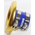 GOLD 3" Neck / 6.5" Opening Aluminum Velocity Stack w/coupler +clamps SET