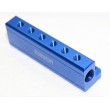 BLUE 1/8 quot; NPT 6 Port Vacuum Manifold Kit fit Turbo Boost Intake Manifold