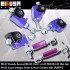 Font and Rear Camber kit PURPLE FOR88-95 Civic 88-91CRX 93- 97 DelSol 94-01 Acura Integra
