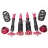 30 Way Adjustable Dampening Coilover Suspension Lowering Kits RED for 08-11 Nissan 370Z 