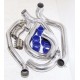 Front Mount Intercooler Pipings+Silicones+Clamps for 95-00 Subaru Impreza GC8
