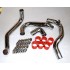 For 89-94 Nissan 180SX 200SX CA18DET Intercooler Piping Kit+Silicones+SS Clamps