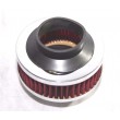 Universal 3 quot; Performance Cold Air Intake Bypass Filter Valve Pipe Rubber RED