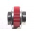 Universal 2.75" Performance Cold Air Intake Bypass Filter Valve Pipe Rubber RED