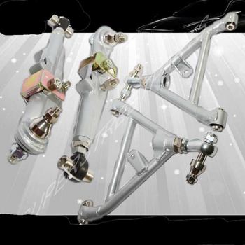 For Nissan 240SX 1989-1994 S13 1995-1998 S14 F&R Adj. Lower Control Arms SILVER