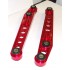 EMUSA 1996-2000 Honda Civic Rear Lower Control Arm Subframe Brace Tie Bar RED