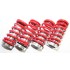 Honda Civic 88-91/92-95/96-00 Coilover Lowering Coil Springs Set RED/SILVER