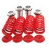 Honda Civic 88-91/92-95/96-00 Coilover Lowering Coil Springs Set RED/SILVER
