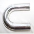 Universal 3" O.D. U Pipe Aluminum For Honda Civic Audi Toyota