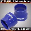 BLUE 2x3.5 quot;- 3 quot; Universal Silicone Hose Turbo Pipe Reducer