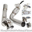 SS Catless Exhaust Exhaust Downpipe 3 quot; for 15-16 Ford Mustang Ecoboost 2.3T
