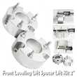 Front Leveling Lift Spacer Lift Kit 2 quot; for 05-15 Tacoma 2WD/4WD 6 LUG SILVER
