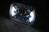 55W Hi/Lo Cree LED Headlights Insert with Halo Ring Angel Eyes for truck Lantsun-LED6455