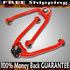 RED Front Lower Control Arm+Upper Arm+ADJ.Suspension fit 03-07 Nissan 350Z Coupe