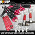Red Rear Lower Control Arms+F&amp;R Camber Arms+ADJ Coilover for 02-06 Acura RSX