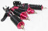 Red Rear Lower Control Arms+F&amp;R Camber Arms+ADJ Coilover for 02-06 Acura RSX