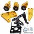 GOLD Engine Motor Mount Kit fits 96-00 Honda Civic K20 Engine