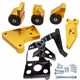 GOLD Engine Motor Mount Kit fits 96-00 Honda Civic K20 Engine