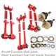 Front Balljoint+Rear Camber Arm/Toe Arm/Set-back Wheel Base for 08-14 Accord