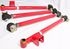 6PC Rear Lateral Link+Trailing Arm Suspension for02-07 IMPREZA WRX STi GD/GG RED