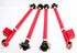 6PC Rear Lateral Link+Trailing Arm Suspension for02-07 IMPREZA WRX STi GD/GG RED