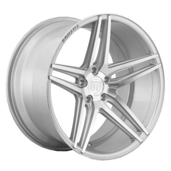 One 20x10 Rohana RC8 5x114.3 45 Silver Wheel Rim