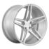 One 20x10 Rohana RC8 5x114.3 45 Silver Wheel Rim