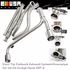 Dual Oval Muffler Tip Catback Exhaust& Downpipe for 03-05 Dodge Neon SRT-4 2.4T 