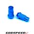 Godspeed Project Type 4 50mm Lug Nuts 20 Pc Set M12 X 1.25 Blue LN-T4-125-BLUE