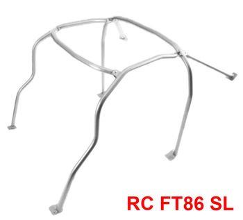 6 Point Anti Roll Cage for 2013-2015 Subaru BRZ/Scion FR-S Silver