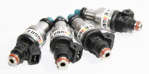 750cc Fuel Injectors For Honda B16 B18 B20 D16 D18 F22 H22 H22A VTEC EV1 Clips