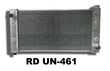2 Row Universal Aluminum Radiator 31.7Wx17.5Hx3.74D Left Inlet