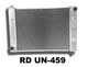 2 Rows Universal Aluminum Radiator 27 quot; W x 20.2 quot; H x 3.74 quot; D Right Inlet