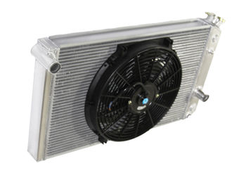 3 Row Performance RADIATOR+14" Fans for 82-02 Chevy S10 V8 Conversion ONLY