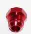 RED 8AN AN-8 Male Thread Straight Weld on Flare Aluminum Anodized Fitting