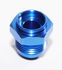 BLUE 8AN AN-8 Male Thread Straight Weld on Flare Aluminum Anodized Fitting